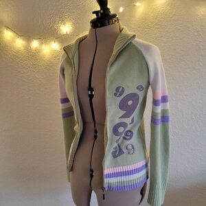 Spring Zip-Up Sweater